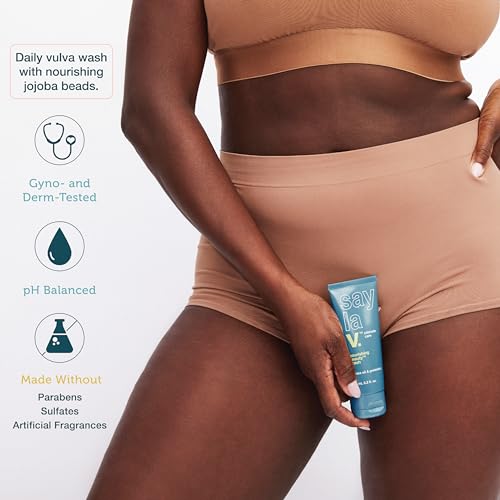 SAY LA V. Nourishing Veauty Feminine Wash, Intimate Vulva Hygiene with Prebiotics, Jojoba, Vitamin E SAY LA VBuy Supplements Australia
