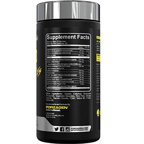 Forzagen Lipocrush Thermogenic Fat Burner for Men and Women, 90 Belly Fat Burner ForzagenBuy Supplements Australia