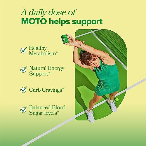 MOTO Metabolism Support for Women - Natural Energy, Curb Cravings, Healthy Metabolism - EGCG O PositivBuy Supplements Australia