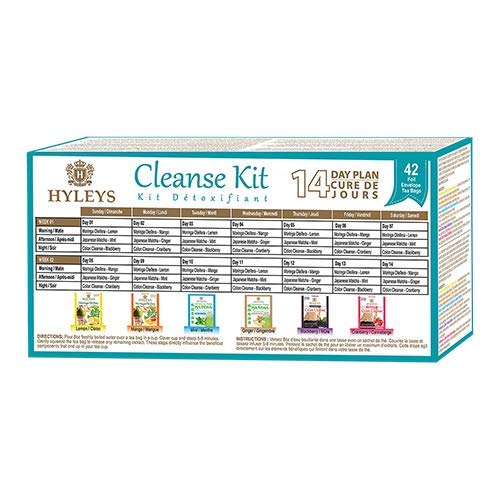 HYLEYS Tea 14 Days Cleanse Kit - 42 Tea Bags (100% Natural, Sugar Free, Gluten Free HYLEYSBuy Supplements Australia