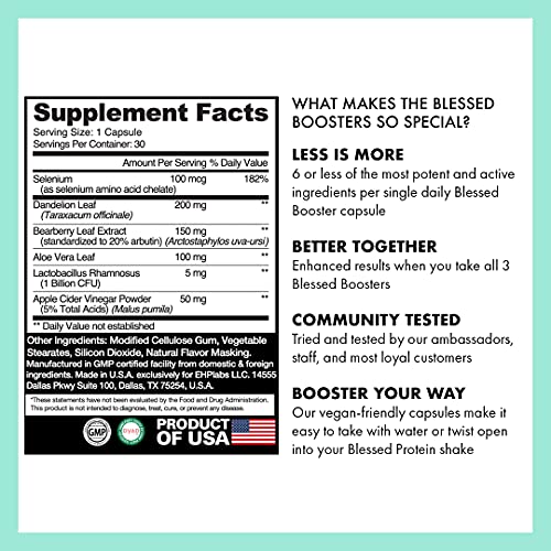 BLESSED Booster De-Bloat & Gut Fix - Daily De-Bloat & Gut Health for Belly Bloat Relief BLESSEDBuy Supplements Australia
