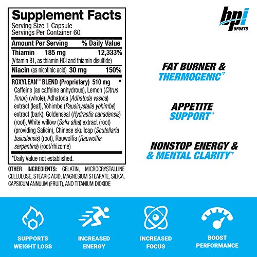 BPI Sports -Roxylean Extreme Fat Burner & Weight Loss Supplement, 60Count BPI SportsBuy Supplements Australia