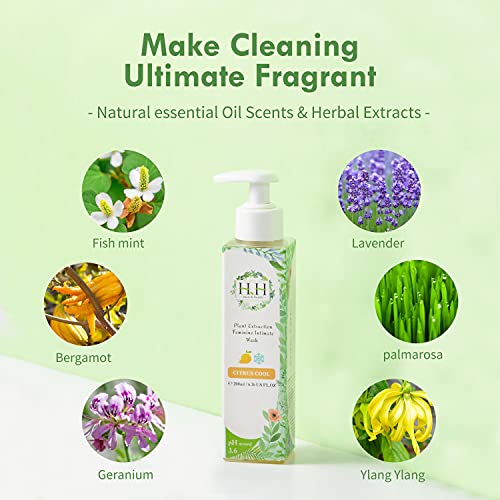 Feminine Wash+Panties Stain Remover Detergent - Natural Essential Oil Scent Vaginal Wash Women HH Herb & HealthBuy Supplements Australia