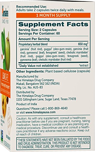 Himalaya LeanCare with Garcinia Cambogia for Weight Management, 600 mg, 1 Month Supply Himalaya Herbal HealthcareBuy Supplements Australia