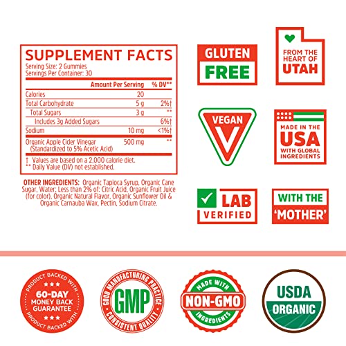 Zhou Nutrition Apple Cider Vinegar Gummies with The Mother, ACV Detox & Cleanse Zhou NutritionBuy Supplements Australia