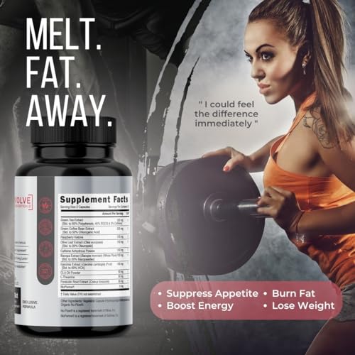 Evolve Nutraceuticals Fat Burner, Weight Loss Supplement, Energy Booster - Green Tea Extract Evolve NutraceuticalsBuy Supplements Australia