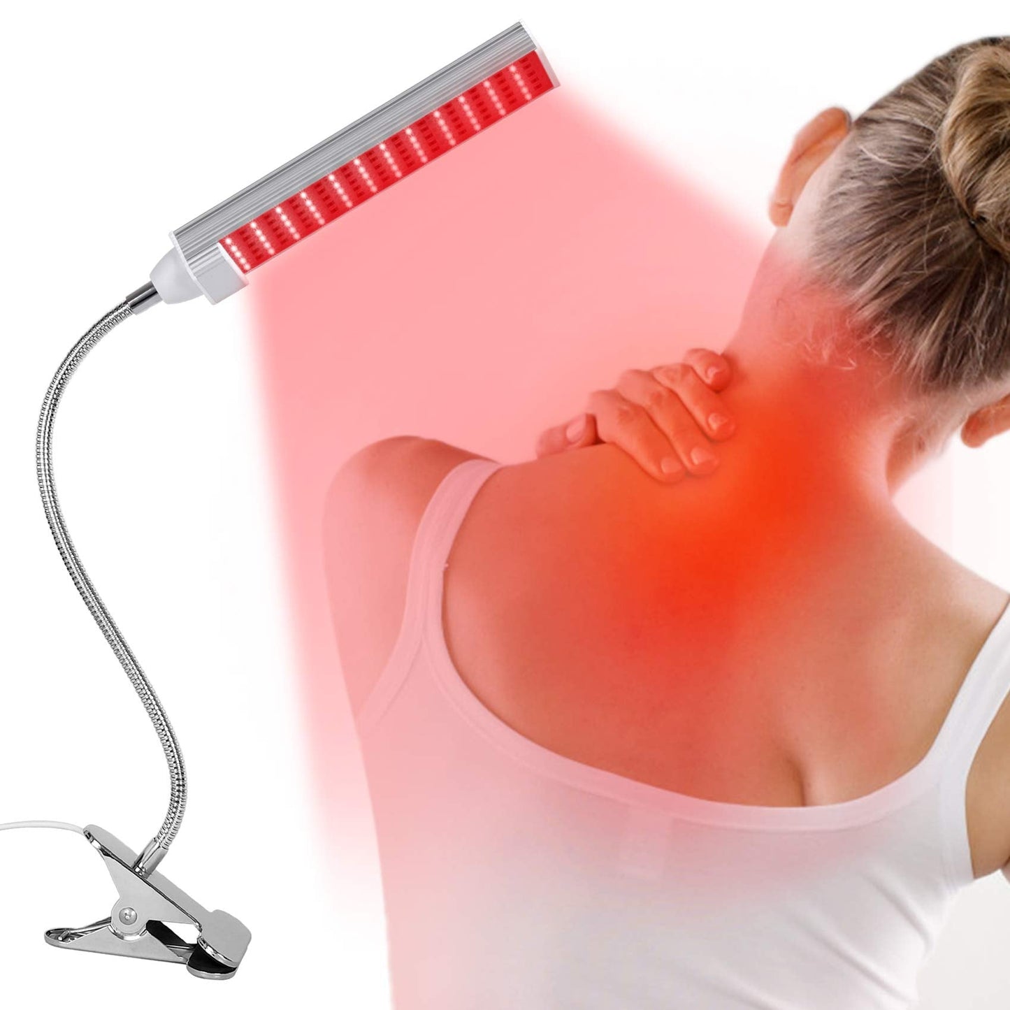 MAINENG Infrared & Red Light Therapy Lamp with Timer, 660nm & 850nm LED - M7685 MAINENGBuy Supplements Australia