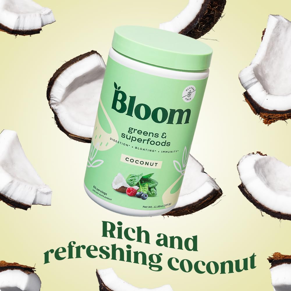 Bloom Nutrition Super Greens Powder Smoothie & Juice Mix - Probiotics for Digestive Bloom NutritionBuy Supplements Australia