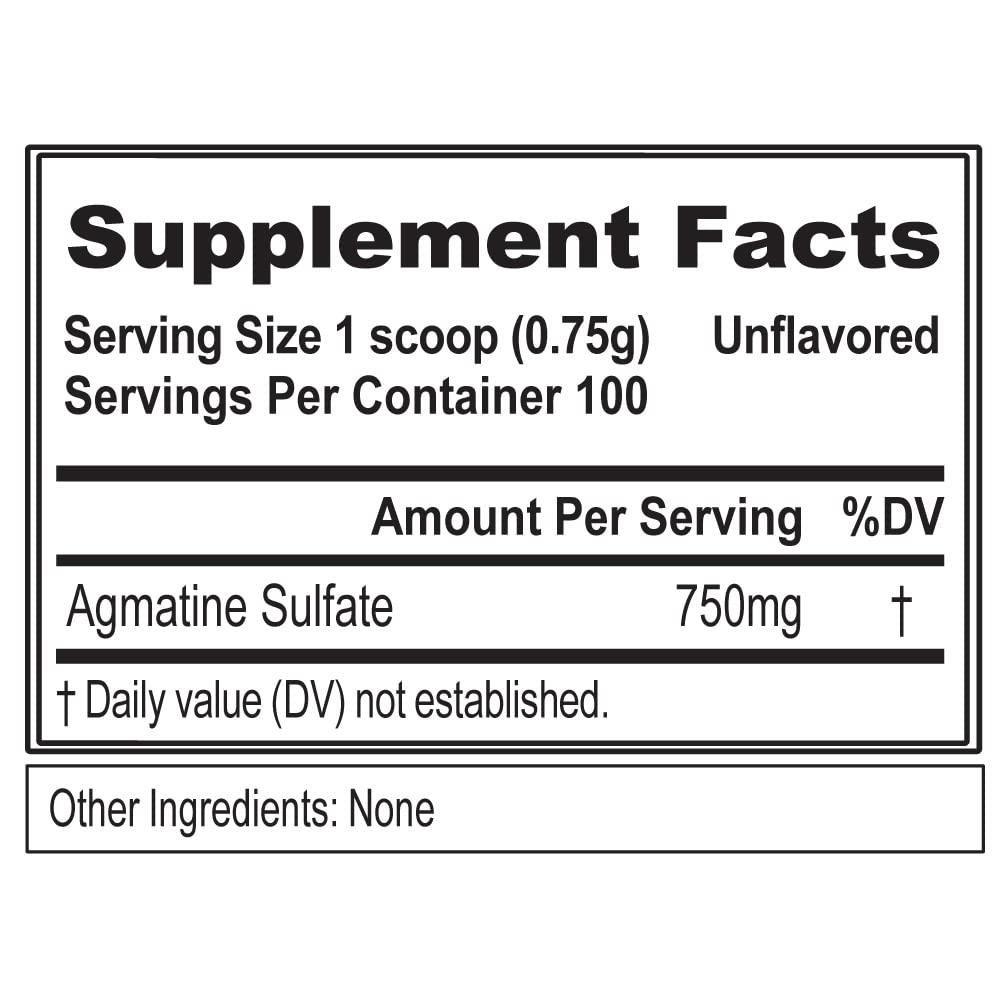 Evlution Agmatine Sulfate Nitric Oxide Powder Nutrition High Strength Agmatine Sulfate EvlutionBuy Supplements Australia