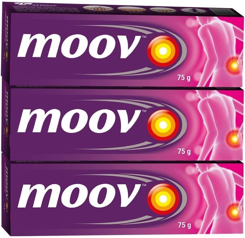 Moo Fast Quick Cream - 75g Pack of 3 | Suitable for Back, Muscle, Joint, Knee | Suitable for Sports & Gym Related GenericBuy Supplements Australia