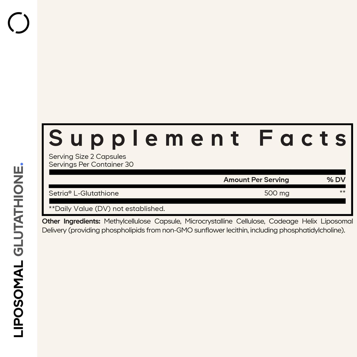 Codeage Liposomal Glutathione Supplement - Pure Reduced Setria L-Glutathione, Liposomal Delivery, Phospholipid Complex - Vegan, Non-GMO - 2-Pack CodeageBuy Supplements Australia