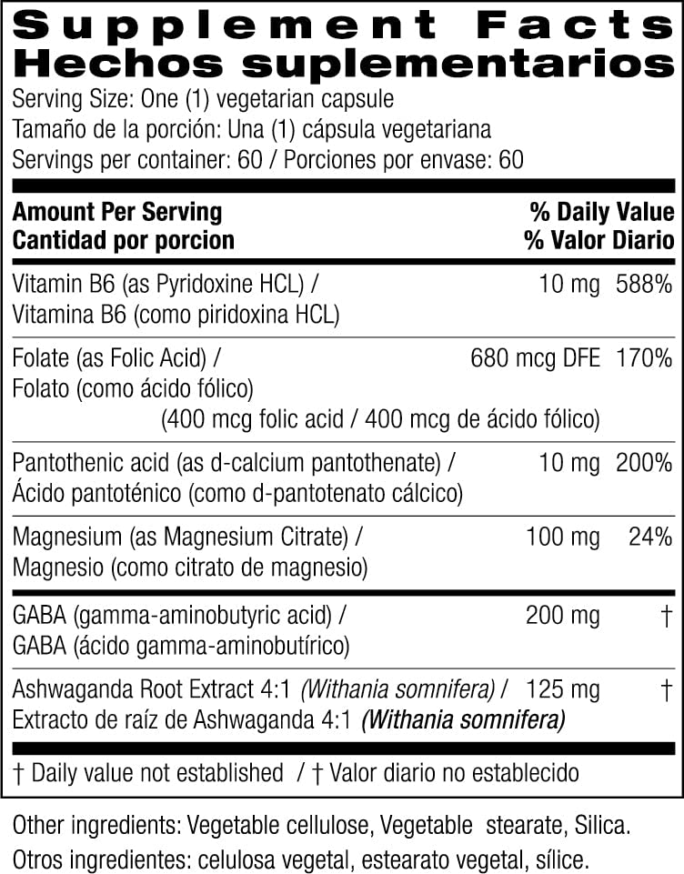 Bio Nutrition Stress Wellness with Ashwagandha, 60 Vegetarian Capsules Bio NutritionBuy Supplements Australia