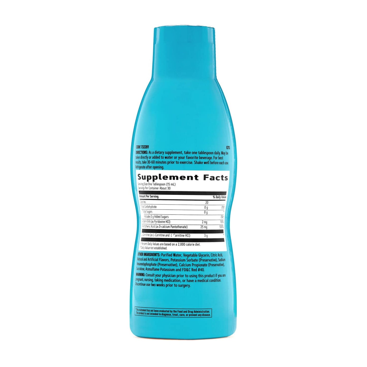 GNC Total Lean Triple Strength L-Carnitine Liquid | Supports Fatty Acid Metabolism GNCBuy Supplements Australia