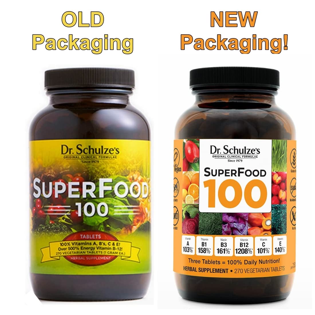 Dr. Schulze's | SuperFood 100 | Vitamin & Mineral Herbal Concentrate | Dietary Supplement Dr. Schulze'sBuy Supplements Australia