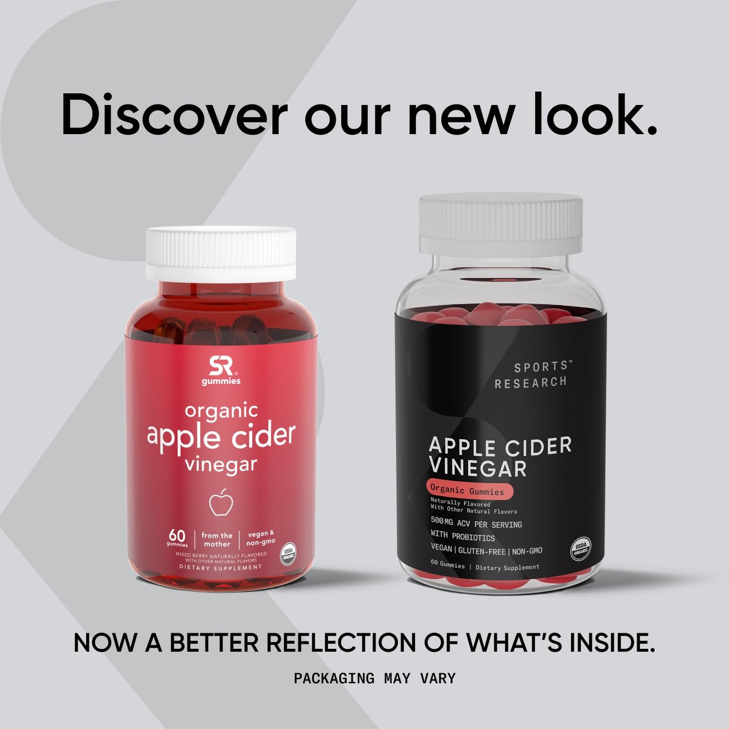 Sports Research Organic Apple Cider Vinegar Gummies with The Mother - USDA Organic Sports ResearchBuy Supplements Australia