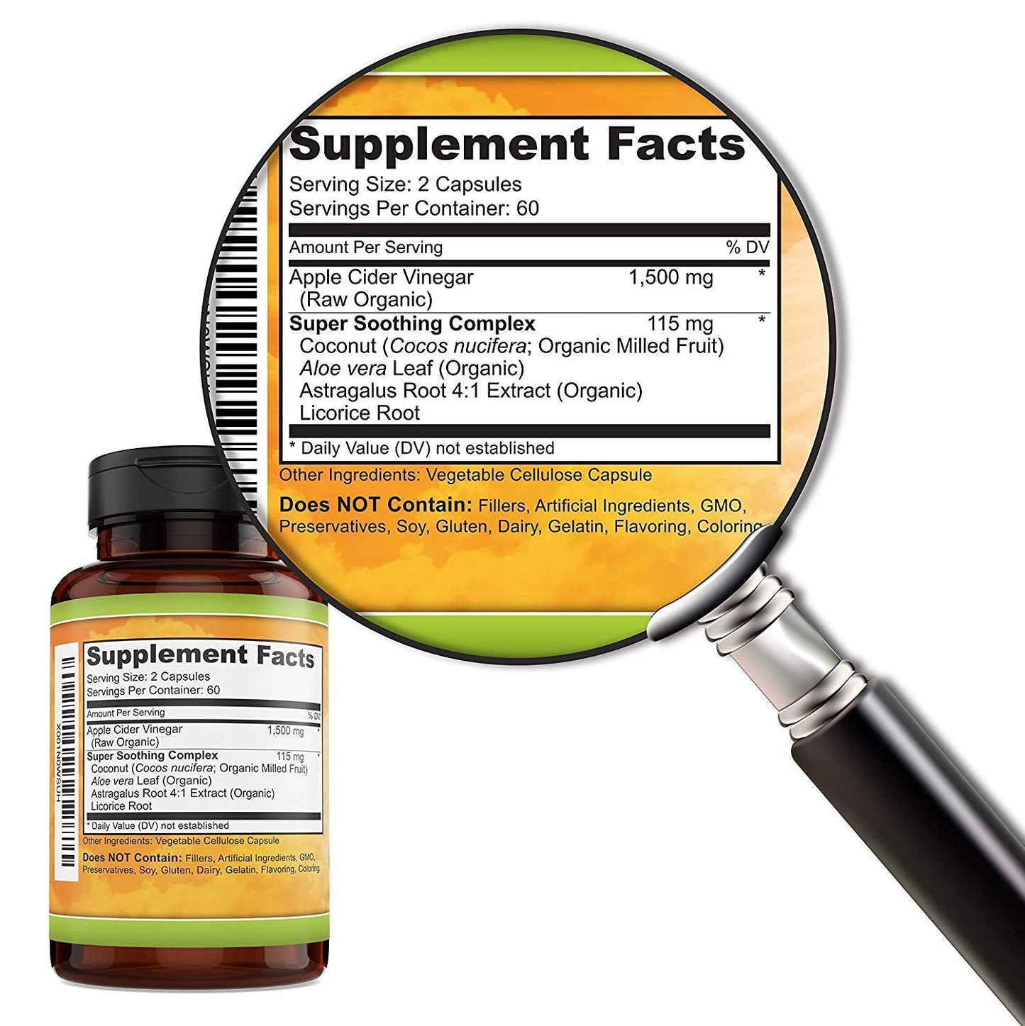 Apple Cider Vinegar 1500mg, 100% Organic, Pure & Raw - Healthy Digestion Key NutritionBuy Supplements Australia