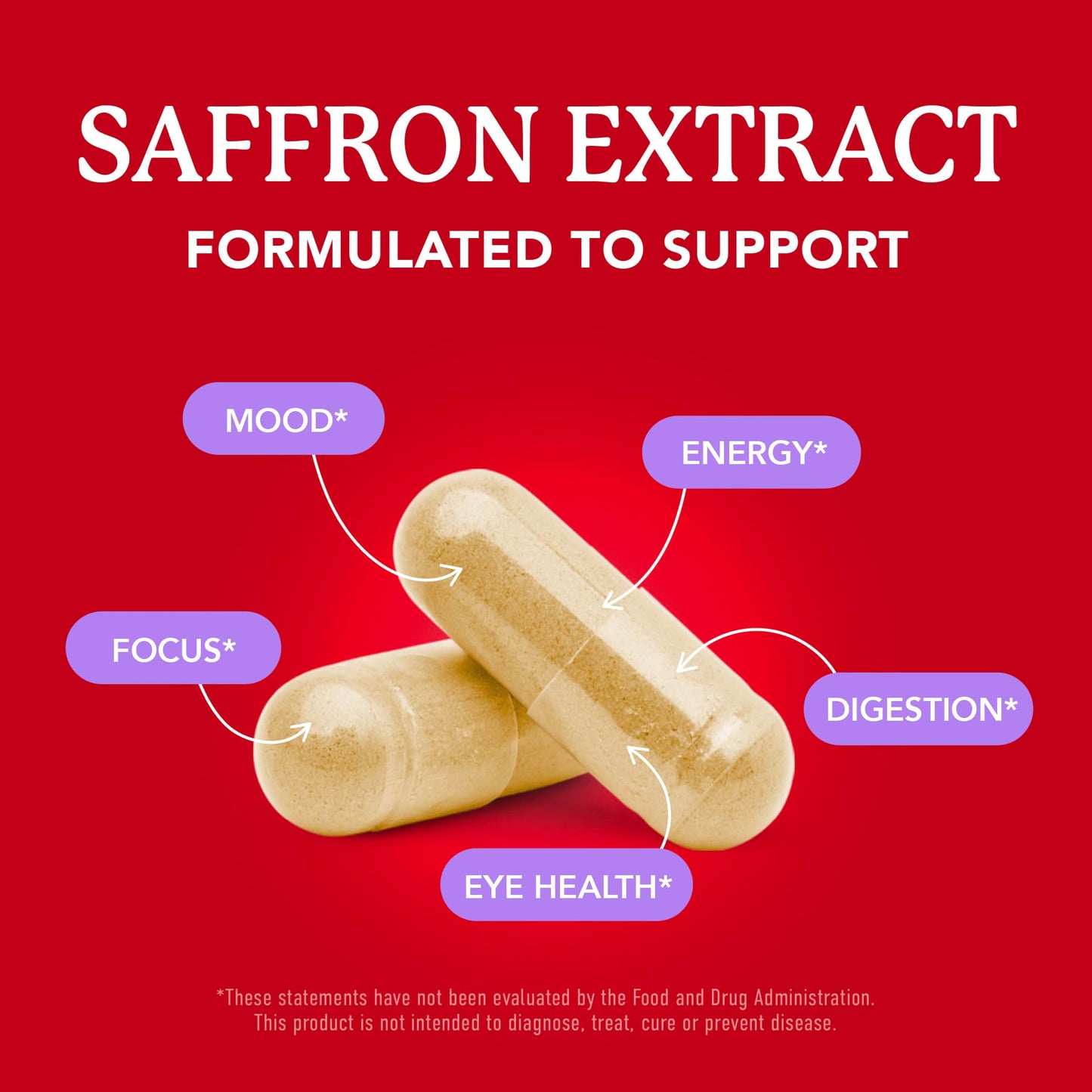 Saffron Supplements 88.5mg | 3-Month Supply | Pure Saffron Extract Capsules for Mood, Focus, Eye Health & Energy Balance Support | Crocus Sativus Extract | Gluten-Free & Non-GMO | 90 Capsules SMNutritionBuy Supplements Australia