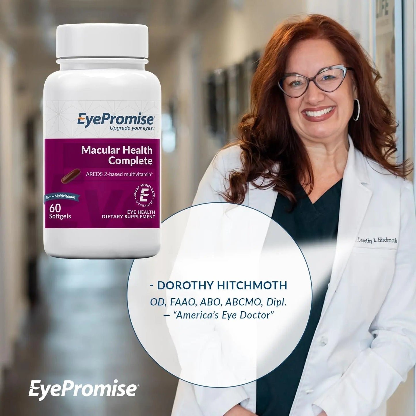 EyePromise Macular Health Complete Supplement - 60 Softgels, 30-Day Supply - Complete Macular Support with 10mg Lutein & Zeaxanthin EyePromiseBuy Supplements Australia