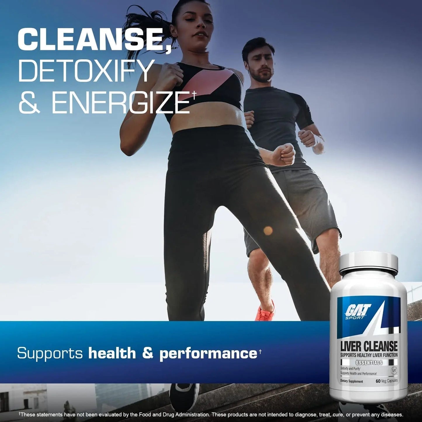 GAT SPORT Essentials Liver Cleanse Multivitamin, 60 Count GAT SPORT