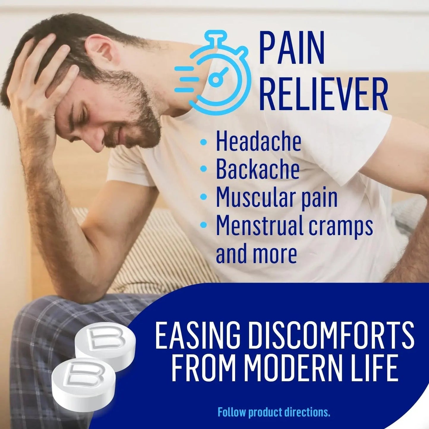 Bufferin Aspirin 325mg, Pain Reliever & Fever Reducer, with 3 Buffering Agents Relieves 7 Types of Pain: Headaches, Back Ache, Arthritis, Muscle Aches & More, for Adults, 130 Coated Tablets, 1-Pack BufferinBuy Supplements Australia