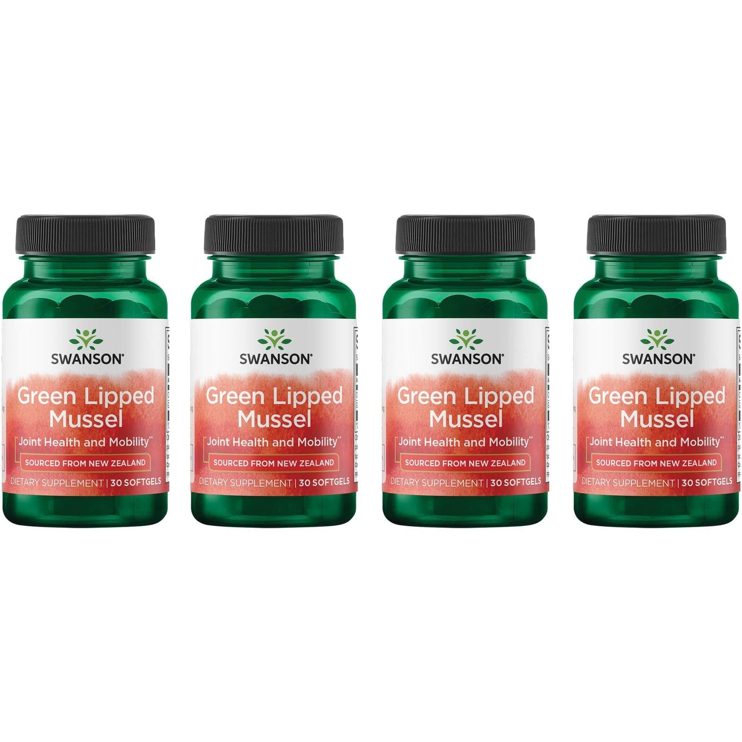 Swanson New Zealand Green Lipped Mussel Oil 30 Sgels (4 Pack) SwansonBuy Supplements Australia