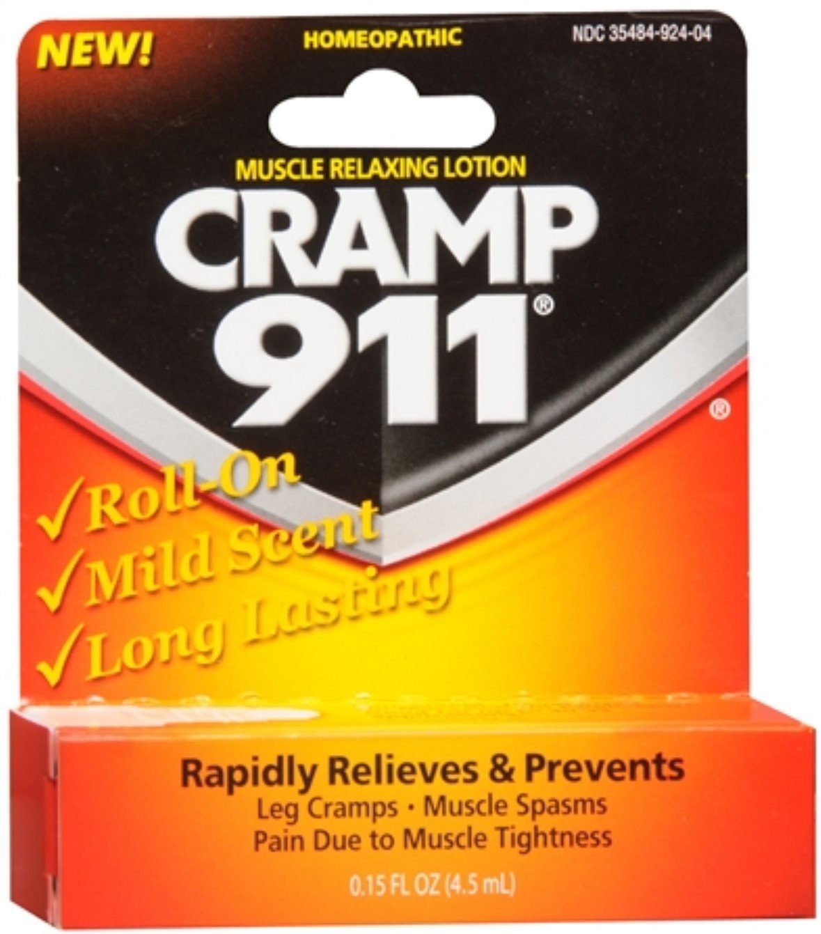 Cramp 911 Muscle Relaxing Roll-On Lotion 4.50 mL (Pack of 6) Cramp911Buy Supplements Australia