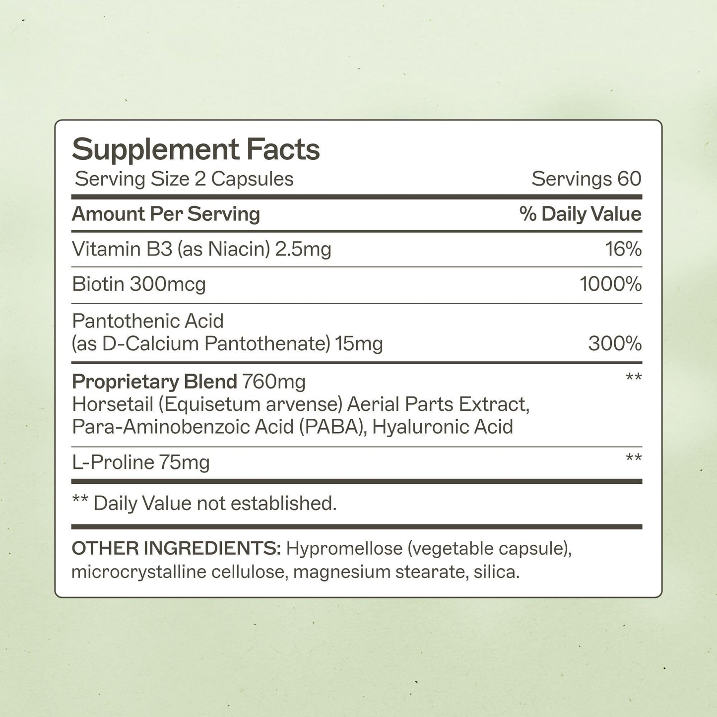 Amy Myers MD Hair Skin and Nails - Supports Strong Hair, Radiant Skin & Healthy Nails - L-Proline, Horsetail, Hyaluronic Acid - Gluten-Free - 120 Capsules (30 Servings) Amy Myers MDBuy Supplements Australia