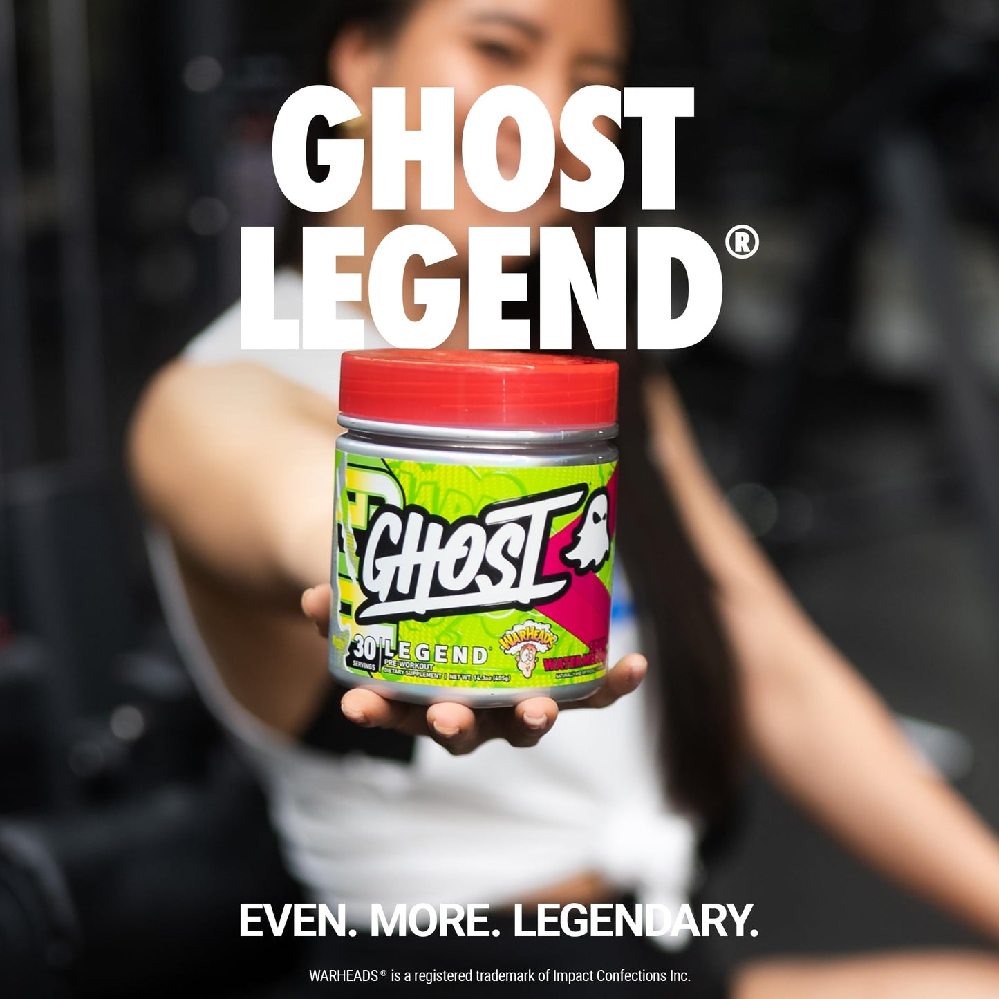 GHOST Legend V3 Pre-Workout Powder, Warheads Sour Watermelon - 30 Servings – Pre GHOSTBuy Supplements Australia