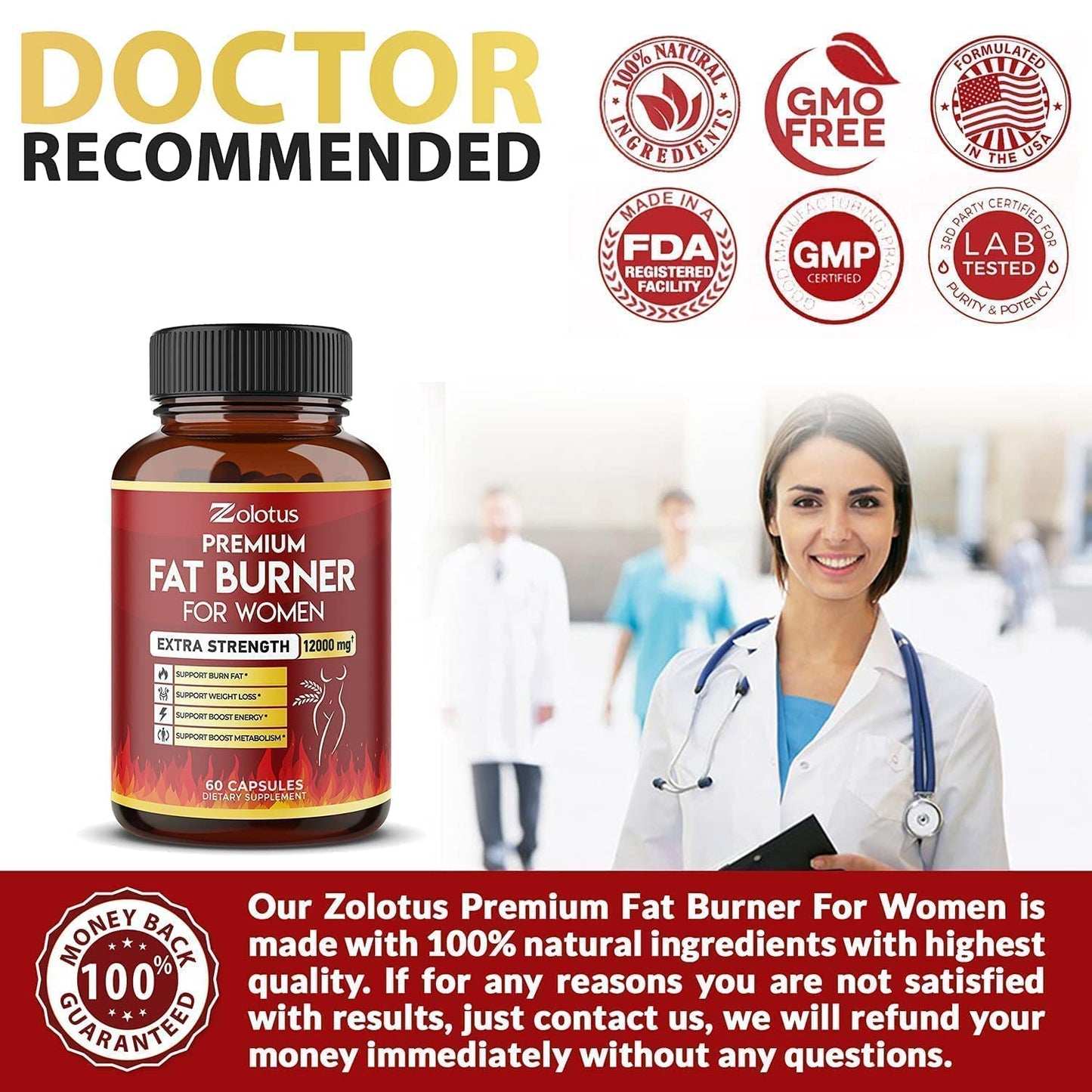 Premium Weight Loss Pills for Women, The Best Fat Burners for Women and Men ZolotusBuy Supplements Australia