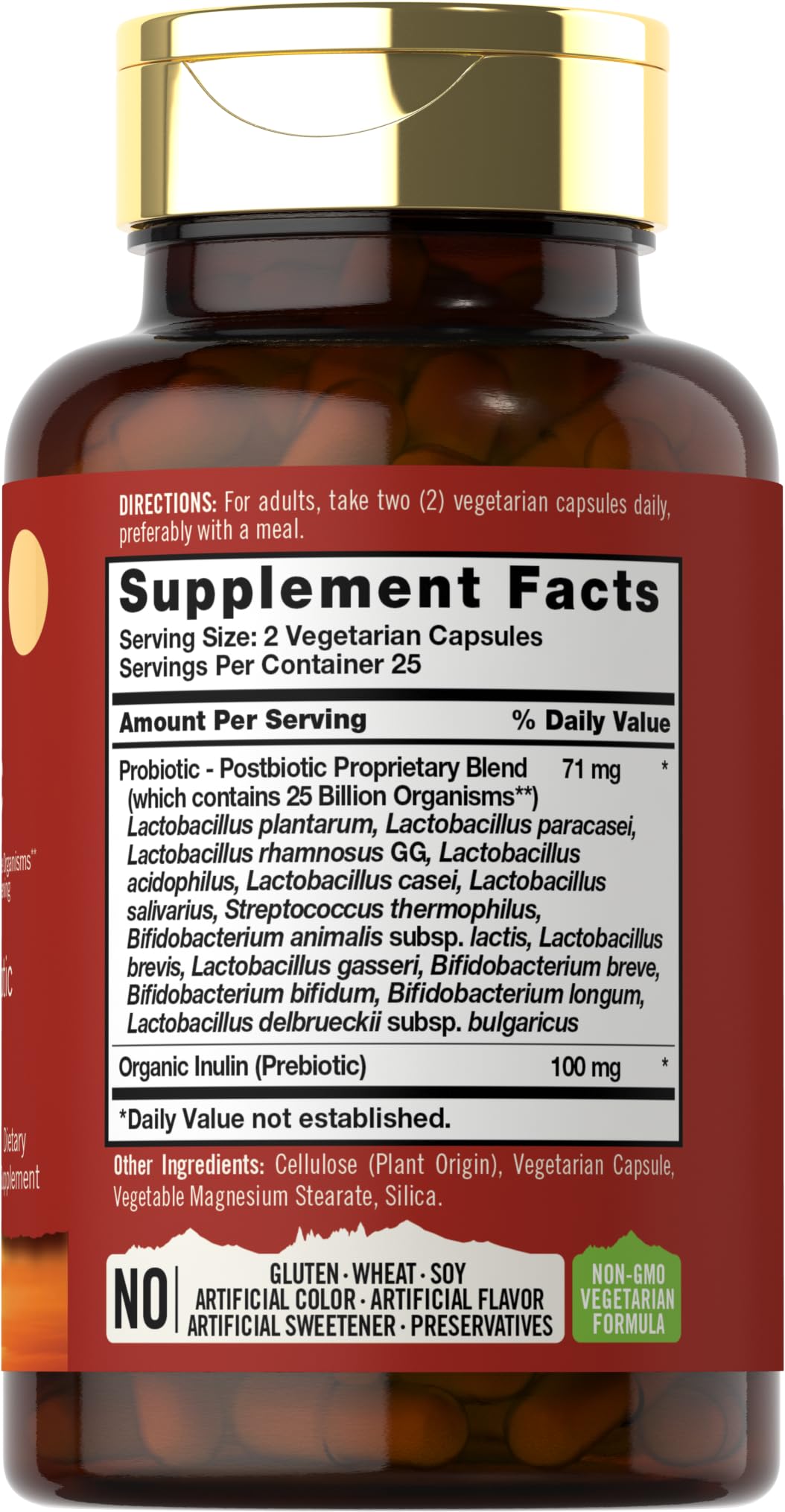 Carlyle Prebiotic, Probiotic & Postbiotic | 25 Billion CFU | 60 Powder Pills | Men and Women CarlyleBuy Supplements Australia