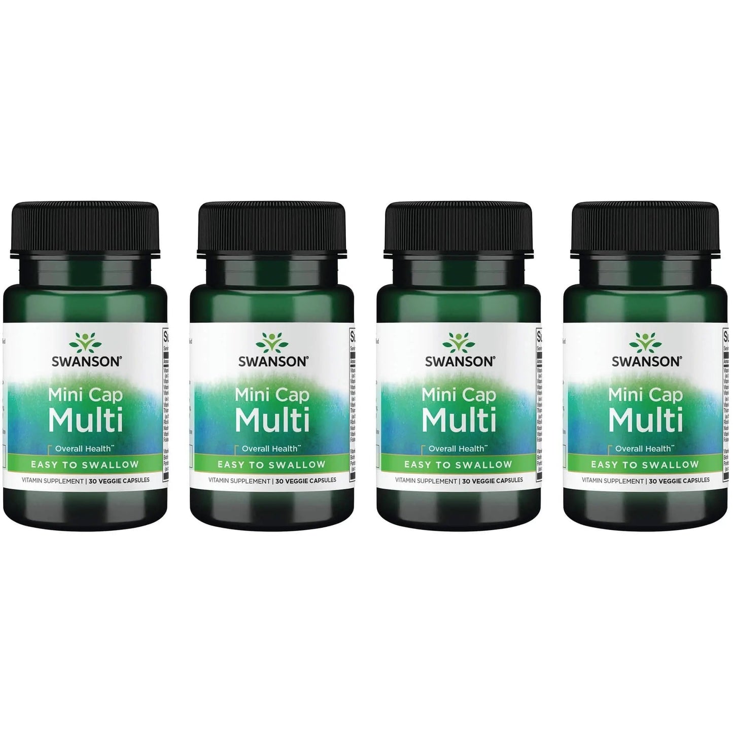 Swanson Daily Multivitamin Without Minerals 30 Veg Capsules (4 Pack) Swanson
