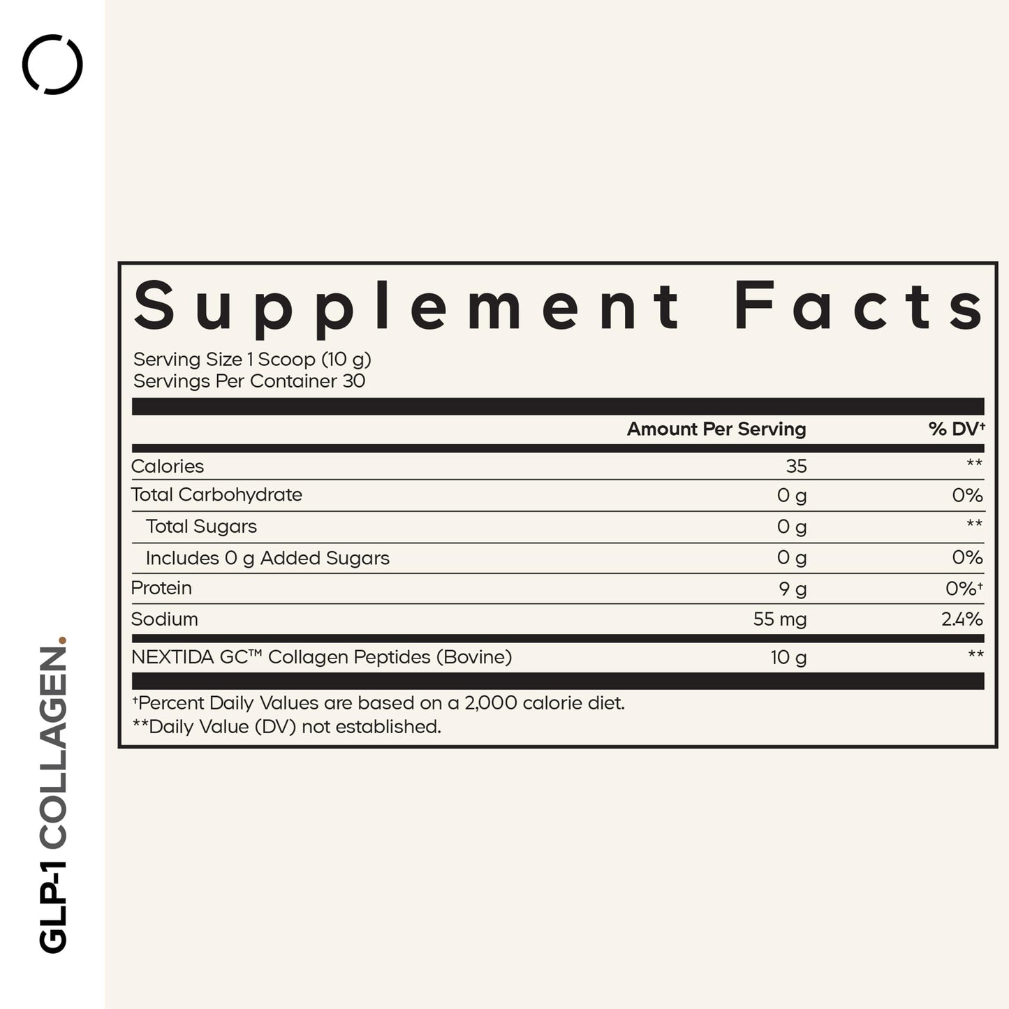Codeage GLP-1 Collagen Powder Supplement - Nextida GC Collagen Peptides - GLP 1 Support - Hydrolyzed, Grass-Fed, Type I & III, Unflavored - Non-GMO, Gluten-Free, Dairy-Free - 10.58 Oz CodeageBuy Supplements Australia