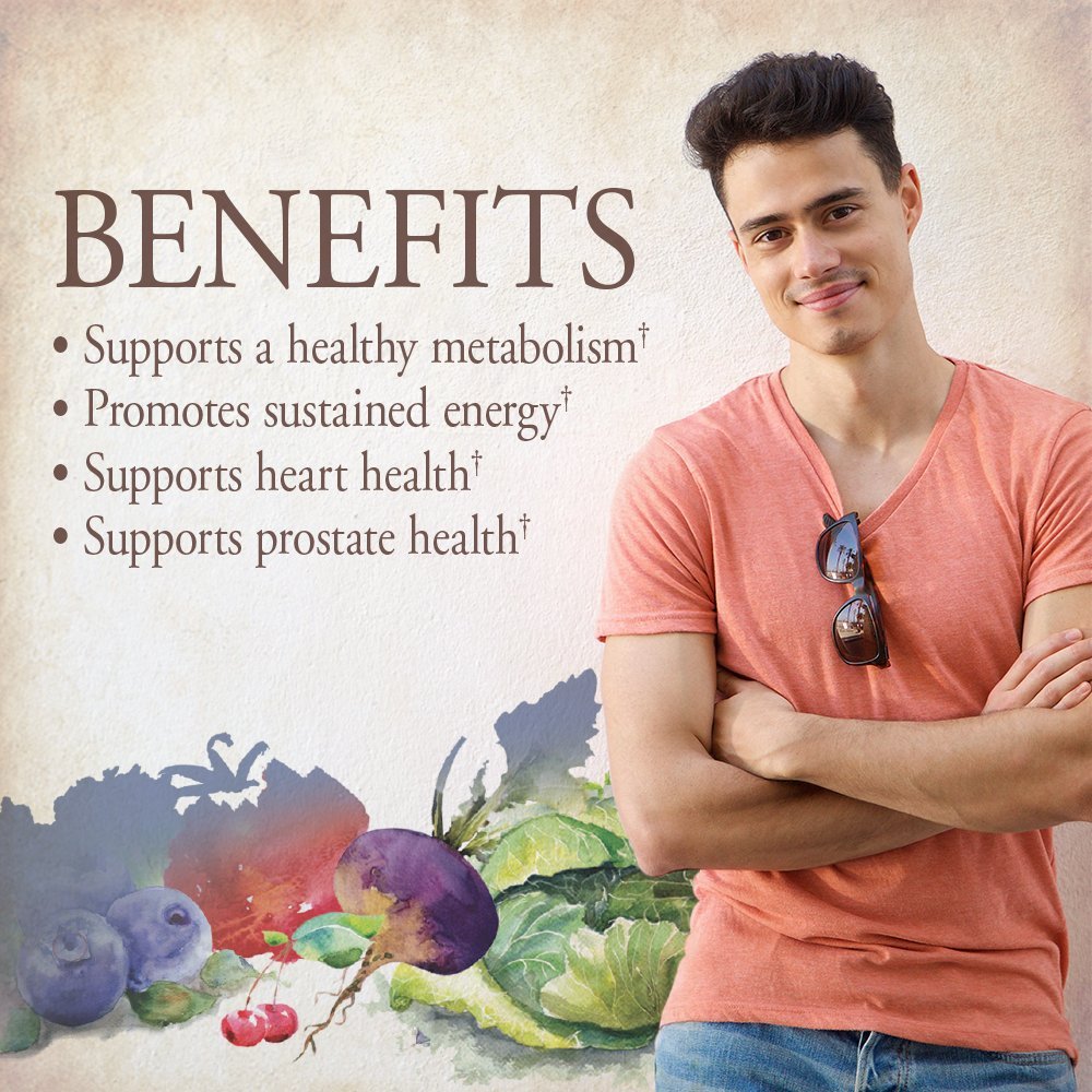 Garden of Life Organics Whole Food Multivitamin for Men, 120 Tablets, Vegan Mens Vitamins and Minerals for Health and Well-Being, Certified Organic Vegan Multi Garden of LifeBuy Supplements Australia