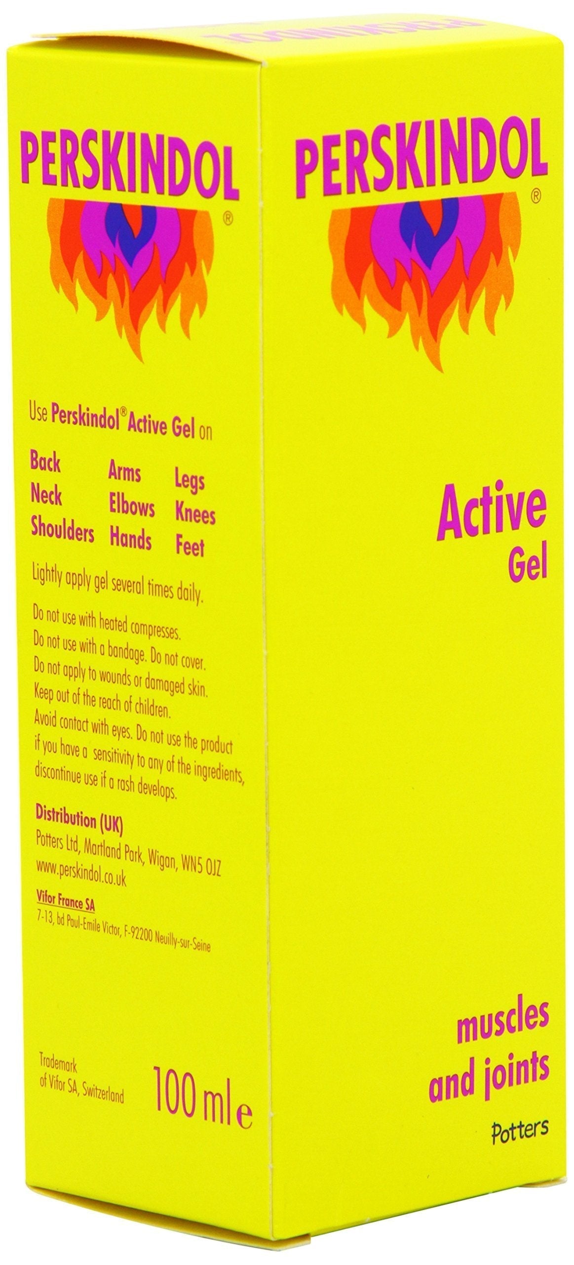 Perskindol Active Gel Dual Action Relief from Joint or Muscle Aches and Pains 100ml PerskindolBuy Supplements Australia