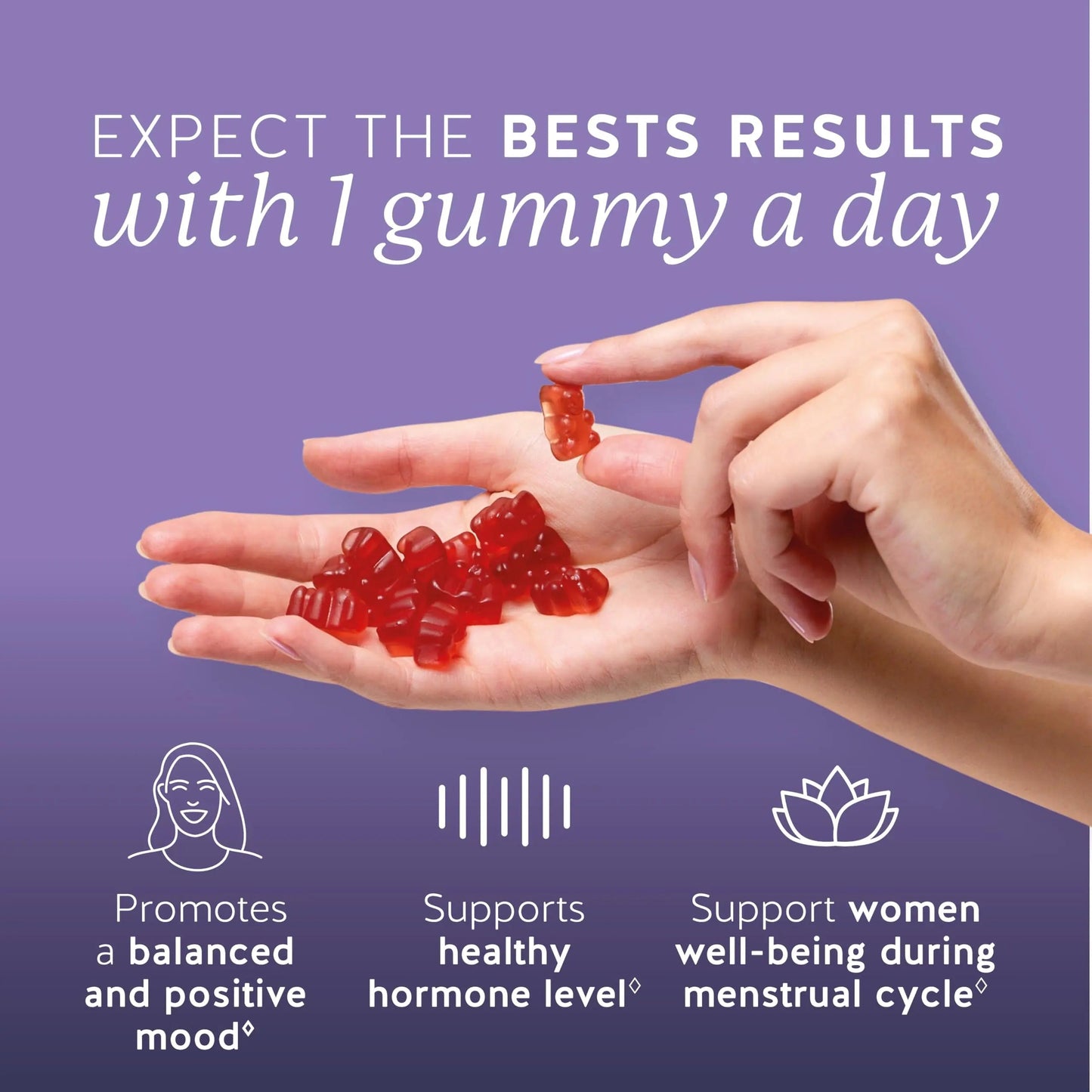 PMS Support Supplement for Women. Menstrual Relief Gummies to Target Hormonal Breakouts, Bloating, Period Cramps, & Mood Swings. Vegan, with Vitamin B6 & Lemon Balm, 60 Gummies Bears with BenefitsBuy Supplements Australia