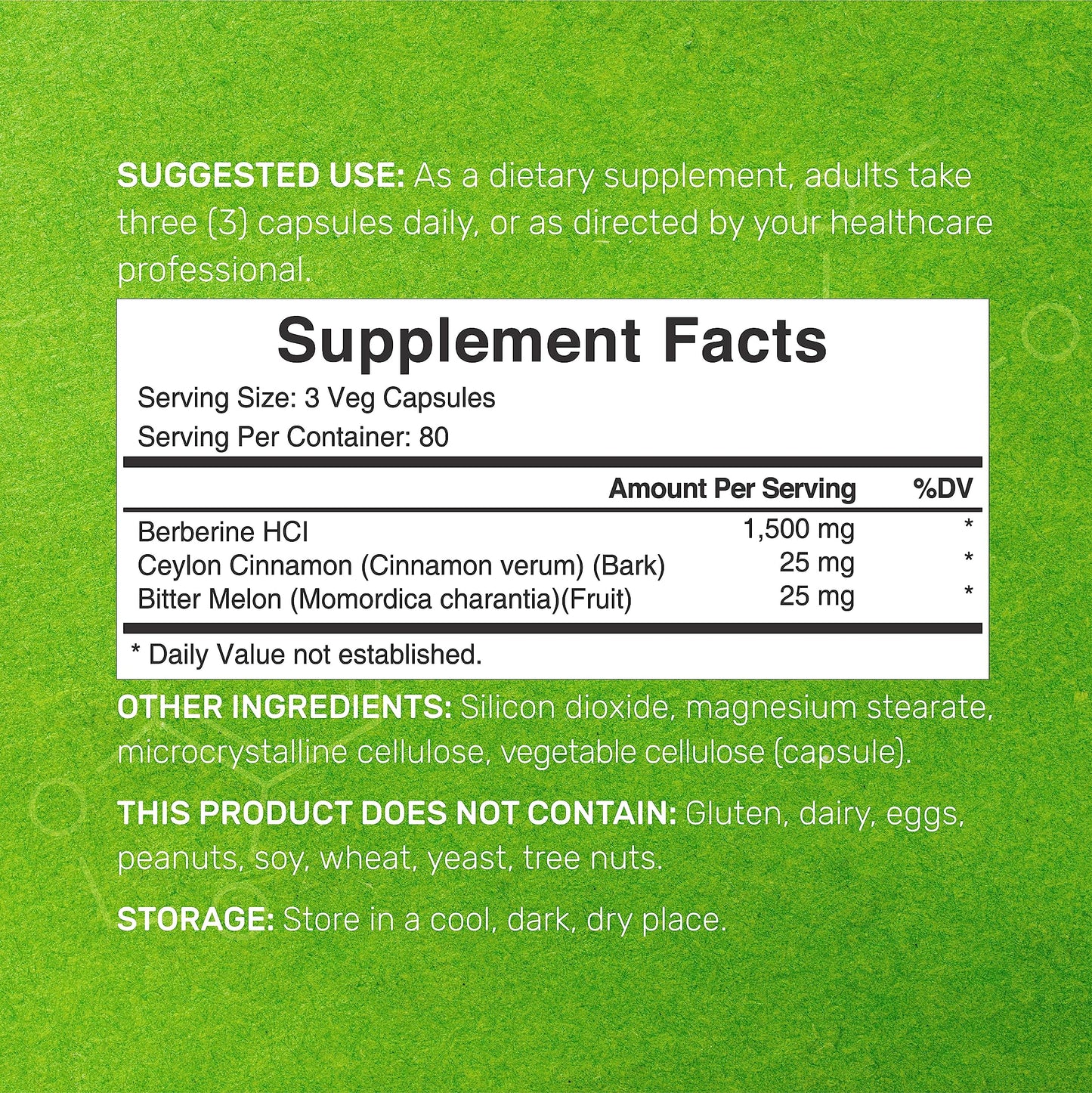 Berberine Supplement 500mg Per Capsule (1500mg Per Serving) | 240 Veggie Capsules DEAL SUPPLEMENTBuy Supplements Australia