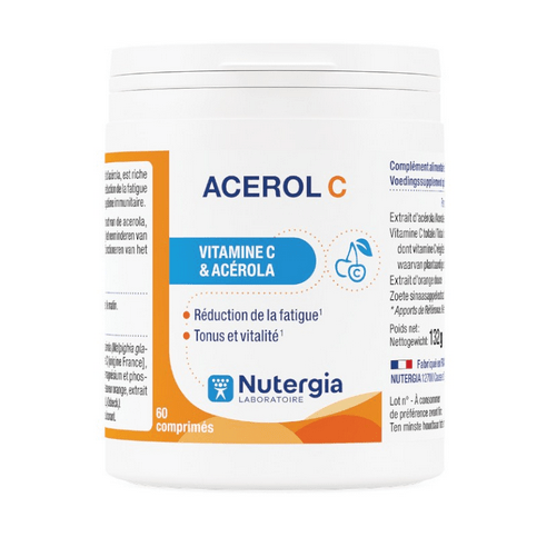 Acerol C tablets - NUTERGIA - Maple Wellness Supplements