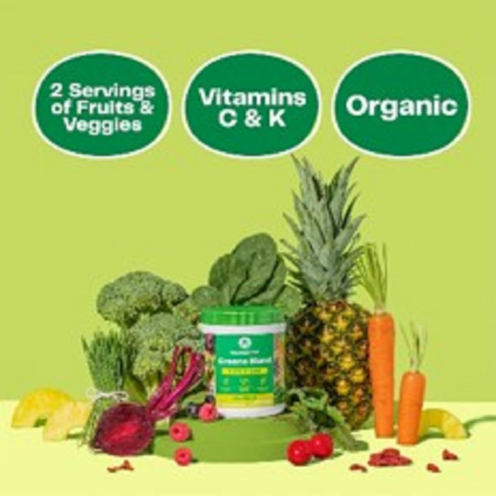 Amazing Grass Greens Blend Superfood: Super Greens Powder Smoothie Mix for Boost Energy, 60 Servings & Nature Fuel Power Beets Powder, Beet Root Powder, Support Natural Energy, 60 Servings - Maple Wellness Supplements