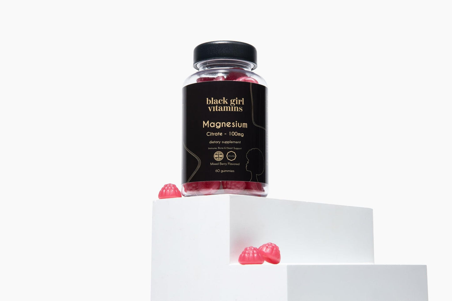 Black Girl Vitamins - Magnesium Gummies, for Sleep, Immunity, and Bone Support. Magnesium Citrate Supplement - Maple Wellness Supplements