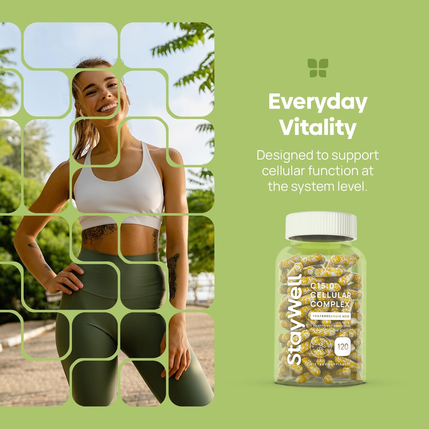 C15:0 Pentadecanoic Acid Supplement | Longevity, Cellular & Membrane Support, Micro-Granule Enhanced Absorption, Phosphatidylcholine, L-Carnitine, - Maple Wellness Supplements