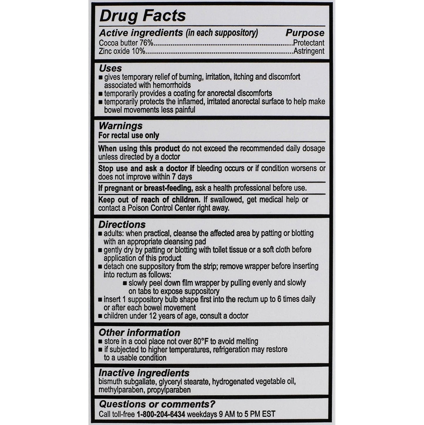 Calmol 4 Hemorrhoidal Suppositories with Soothing Natural Ingredients, 24 Count - Maple Wellness Supplements