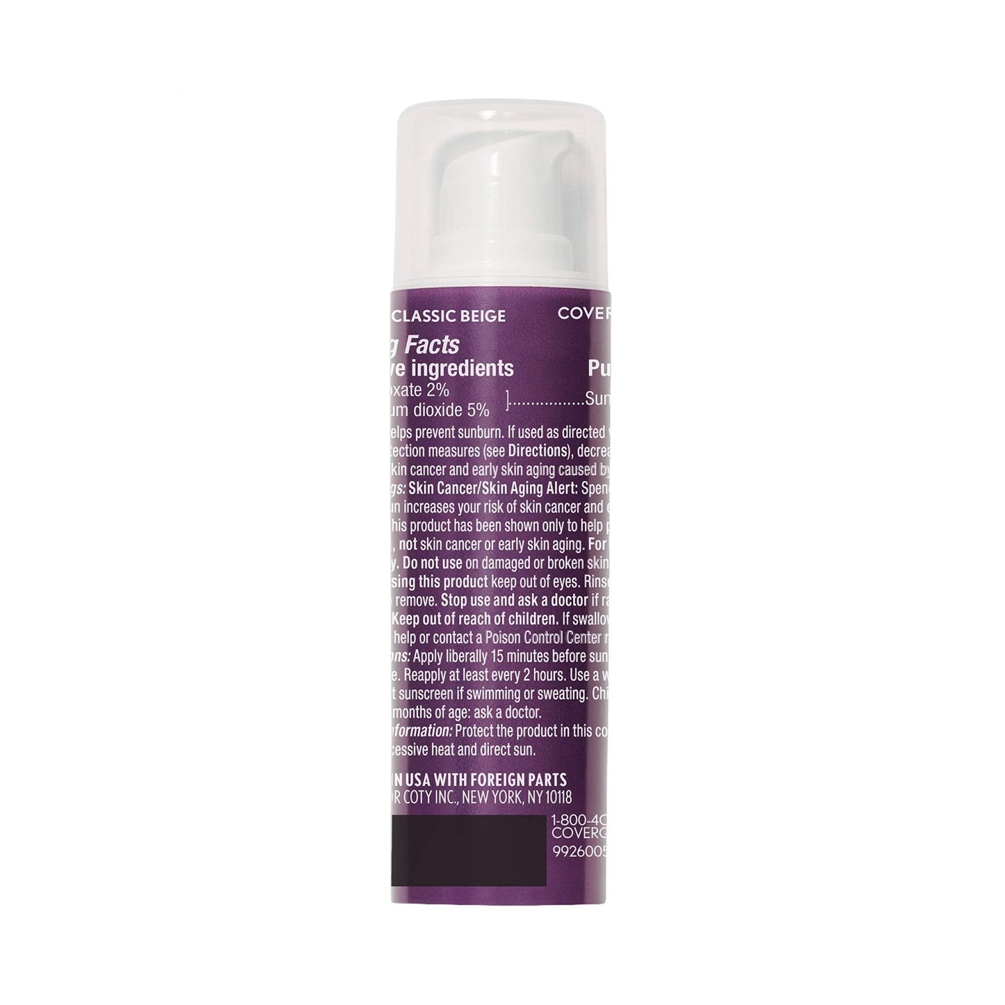 COVERGIRL Advanced Radiance Age-Defying Foundation Makeup, Classic Beige, 1 oz (Packaging May Vary) - Maple Wellness Supplements