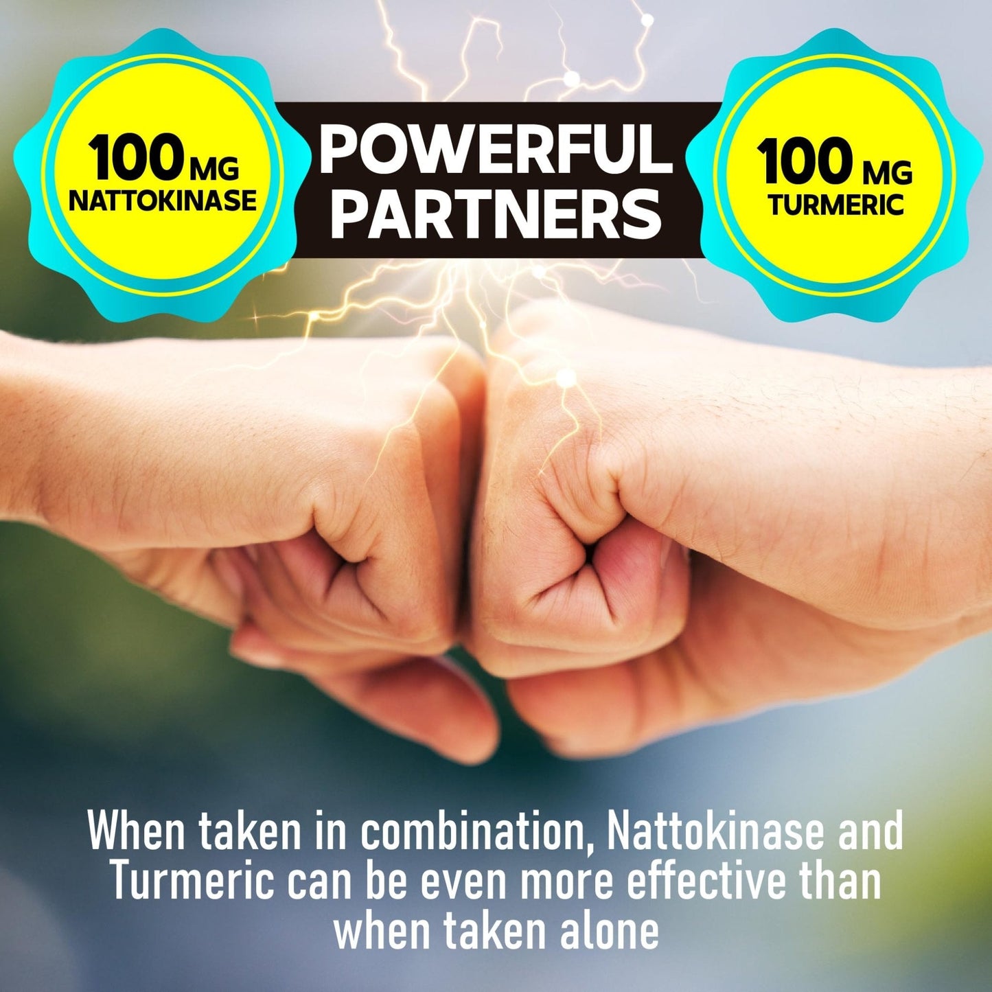 DEDICAD 4-in-1 Nattokinase 2000 Fu, Turmeric, Bromelain, Serrapeptase - Spike Protein Detox - Body Balance, Circulation Health & Immune System - 120 Capsules 4-Month Supply - Maple Wellness Supplements