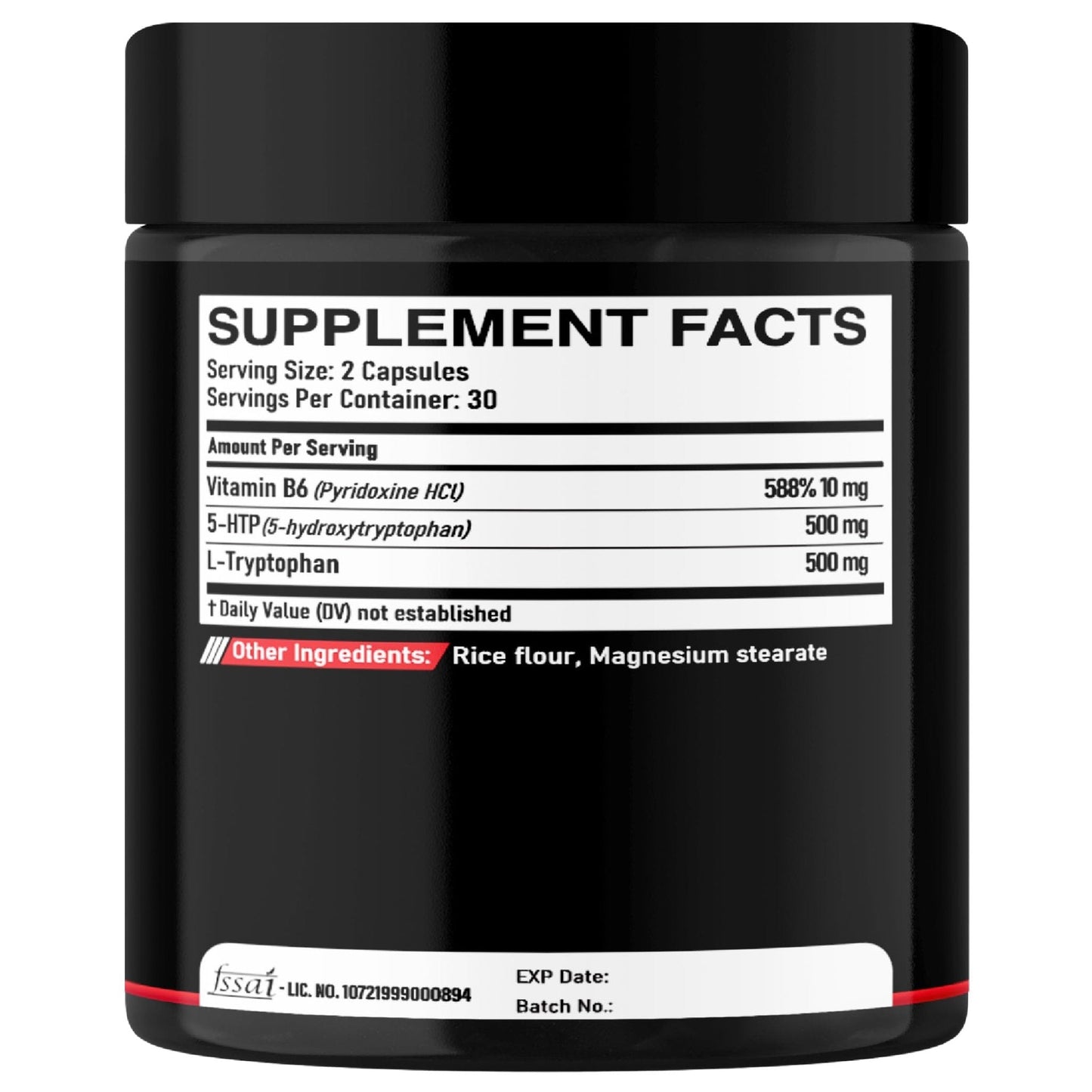 DEDICAD 5 HTP Supplement 1010mg - 60 Capsules - 3in1 Combined with Vitamin B6, L-Tryptophan - Comfortable Mood, Brain Health, Body Management & Immune System Support - Maple Wellness Supplements