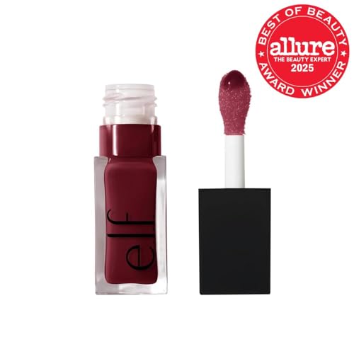 e.l.f. Glow Reviver Lip Oil, Nourishing Tinted Lip Oil For A High-shine Finish, Infused With Jojoba Oil, Vegan & Cruelty-free, Jam Session - Maple Wellness Supplements