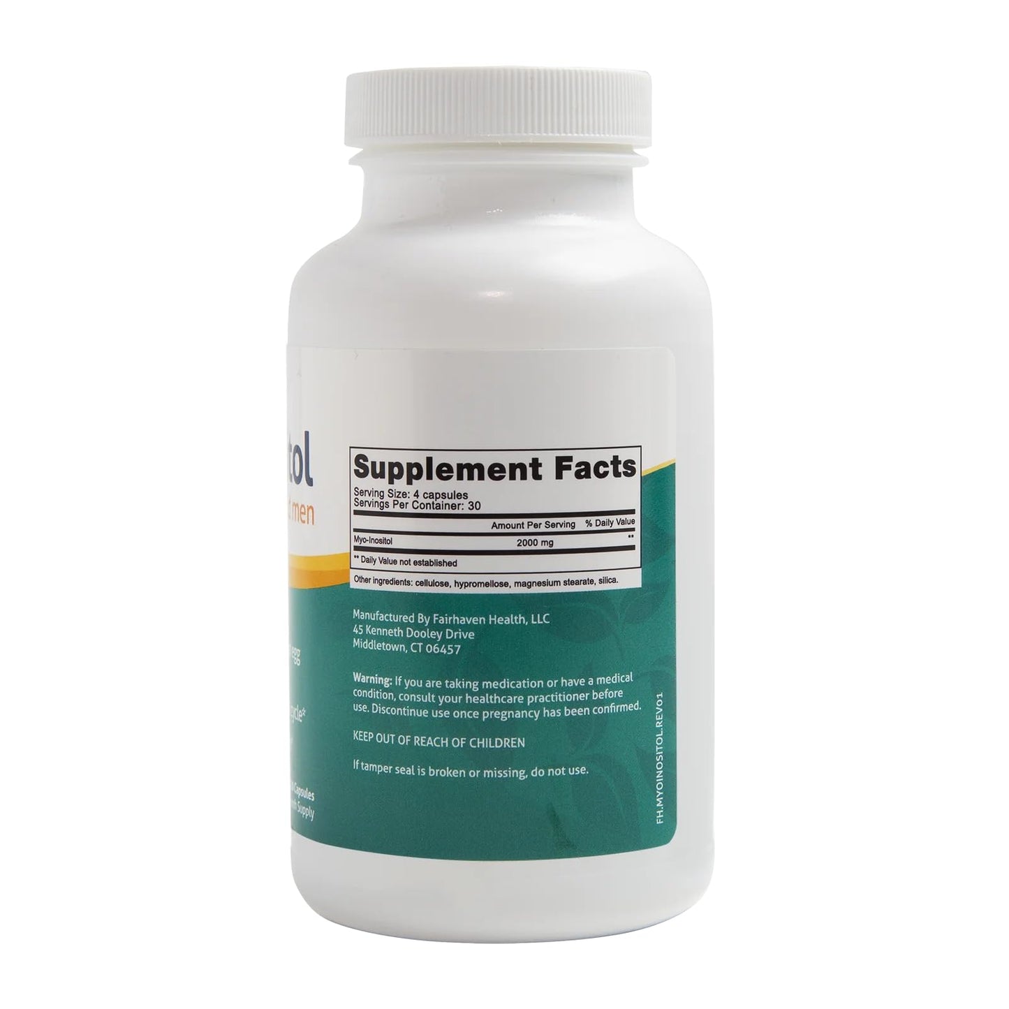 Fairhaven Health Myo-Inositol Supplement 2000mg | Male and Female Fertility Supplement - Maple Wellness Supplements