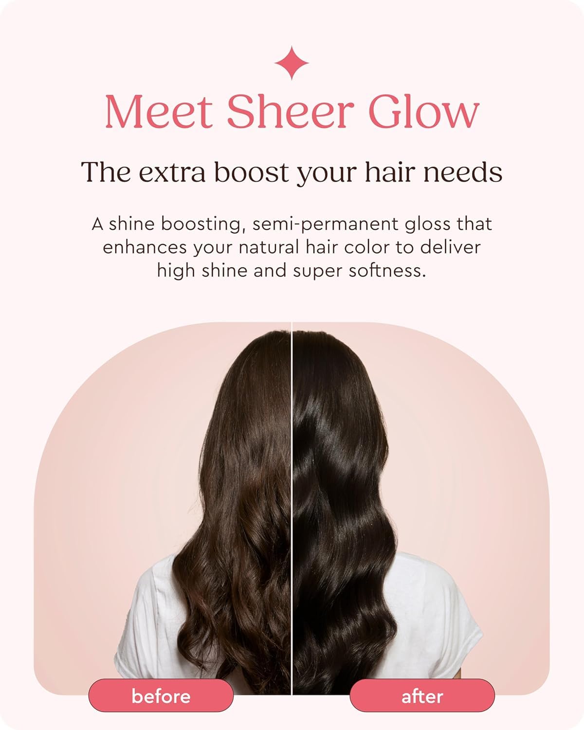 Glaze Supergloss Sheer Glow Clear Hair Gloss Mini – Smooths, Lightweight, Adds Mirror Shine & Improves the look of Damaged Hair – Travel Size 1.7 oz - Maple Wellness Supplements