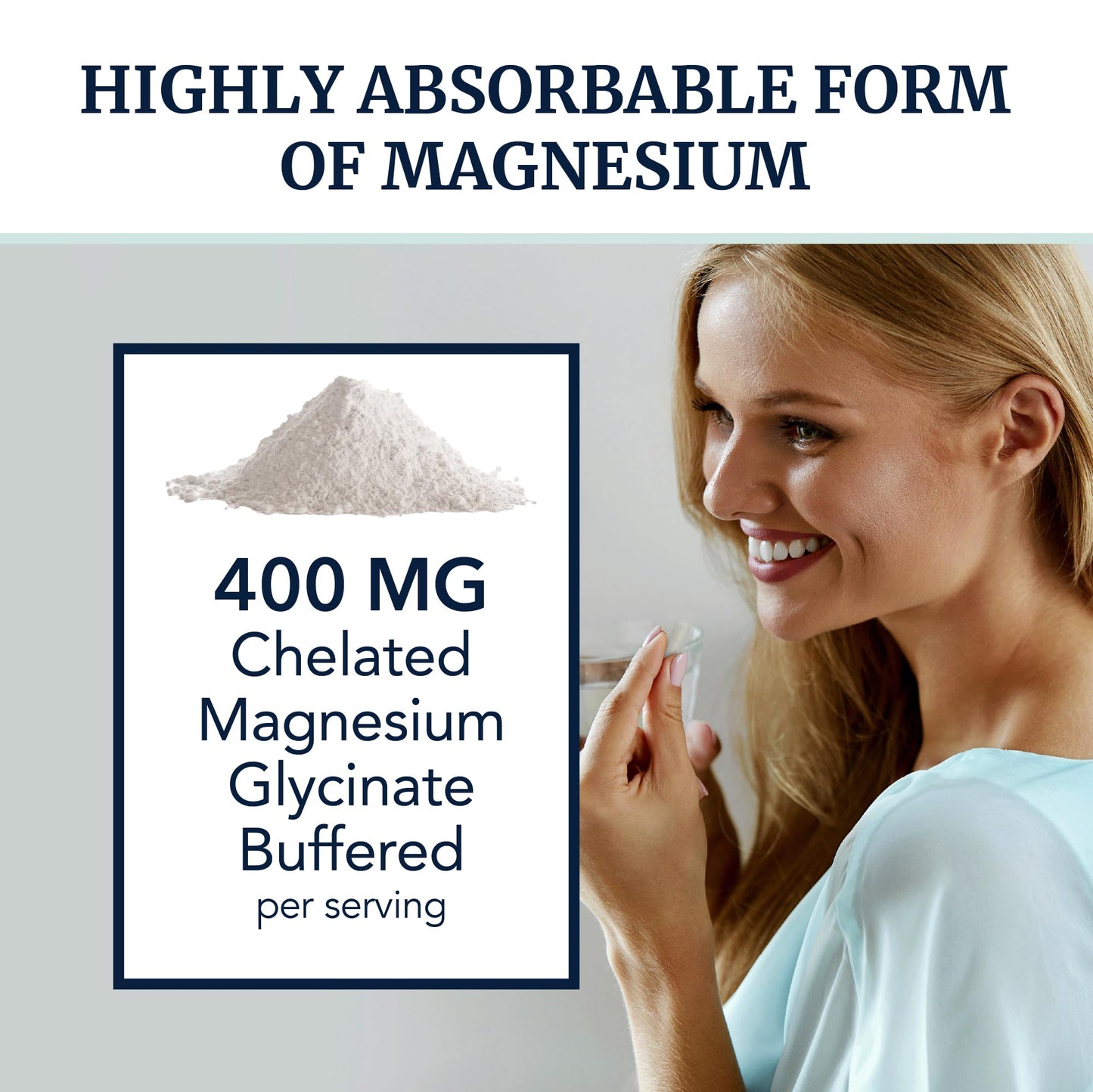 Magnesium Glycinate 400mg | High Absorption Formula for Sleep, Calm, Muscle Relaxation, Heart, Bone & Nerve Support for Women & Men | Chelated Magnesium Glycinate Supplement | 120 Ct (2 Month Supply) - Maple Wellness Supplements