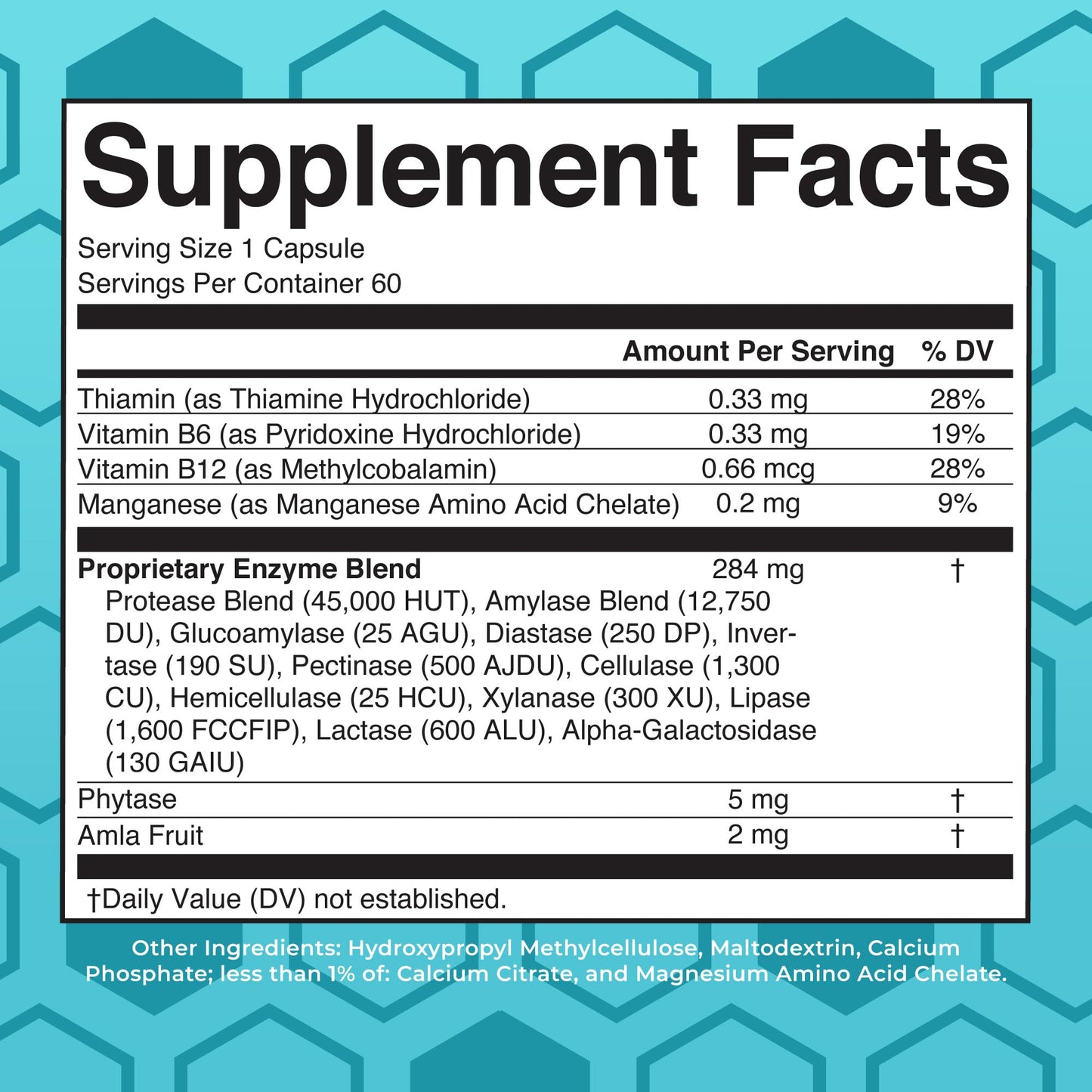 MaryRuth Organics Digestive Enzymes | Up to 2 Month Supply | Vegan Digestive Health Aid and Gut Health Enzyme Complex | Over 12 Enzymes | Vitamins B6 & B12 - Maple Wellness Supplements